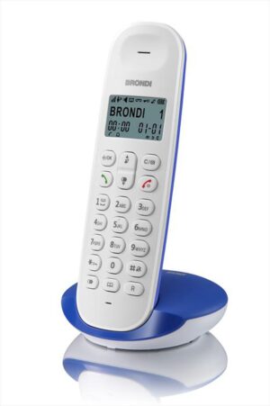 Cordless Brondi Lotus dect gap - azzurro royal / bianco
