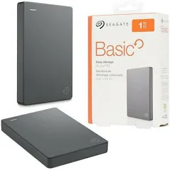 Seagate Basic Hdd Hard disk Esterno 1Tb 2,5 Usb 3.0