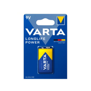 TRANSISTOR ALCALINA 9V – VARTA – LONGLIFE – BLISTER DA 1PC