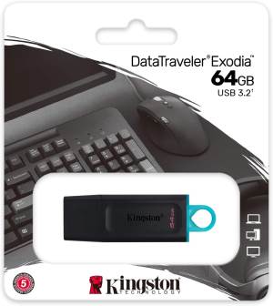 PenDrive Kingston DataTraveler Exodia DTX Chiavetta USB 3.2 - 64 GB