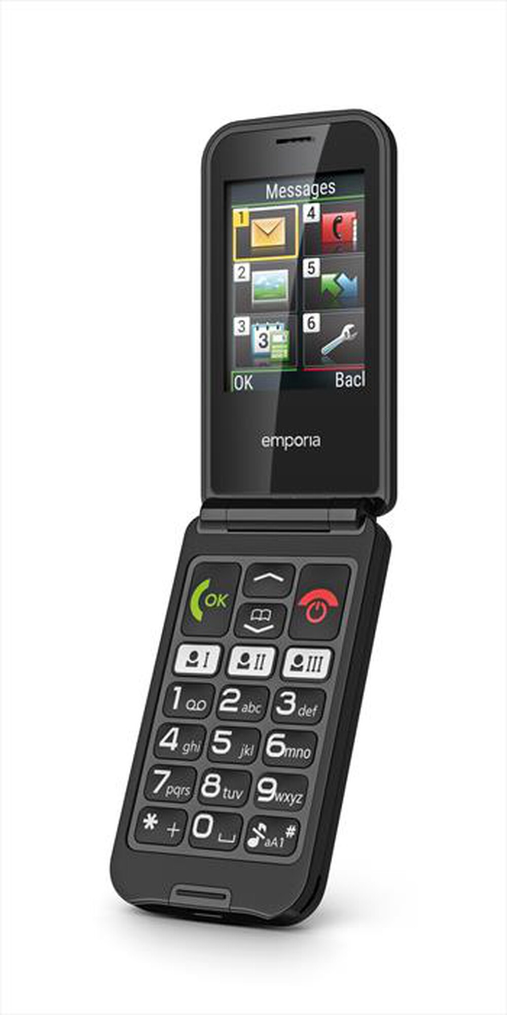 cellullare a conchiglia con led notiche - Emporia TALKglam