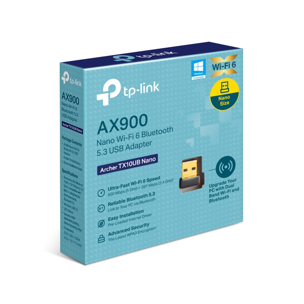 Ricevitore USB Wireless WiFi Usb Adapter fino a 900Mbps CAT6 | Tp-link AC900 - immagine 2