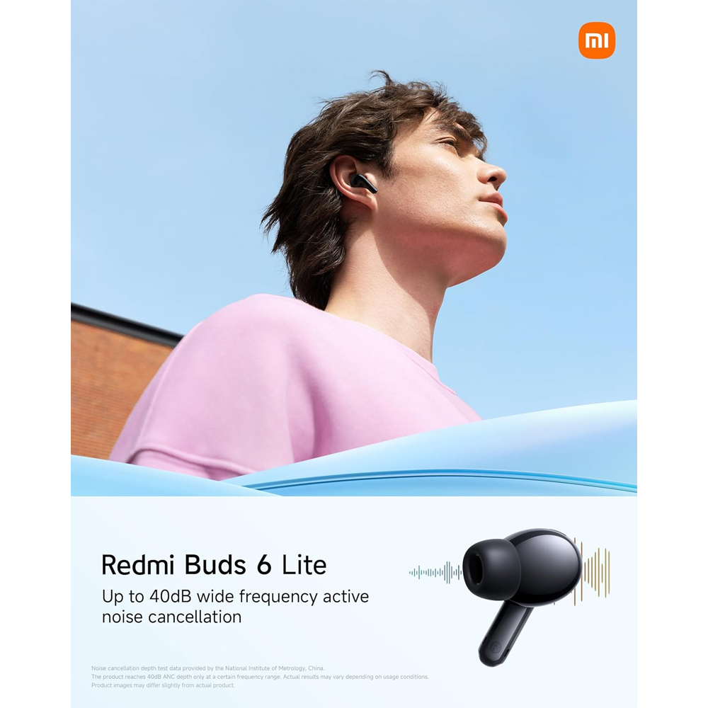 Auricolari bluetooth ANC Xiaomi Redmi Buds 6 Lite - white - immagine 3