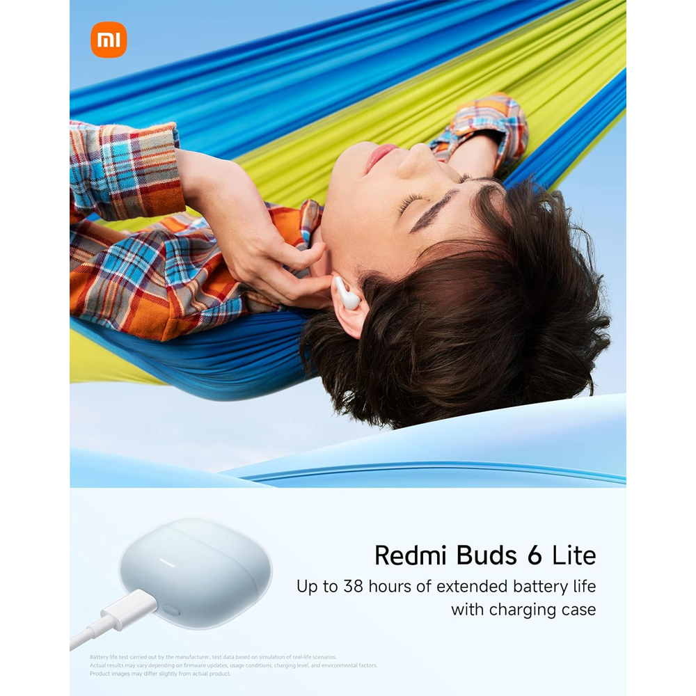 Auricolari bluetooth ANC Xiaomi Redmi Buds 6 Lite - white - immagine 2