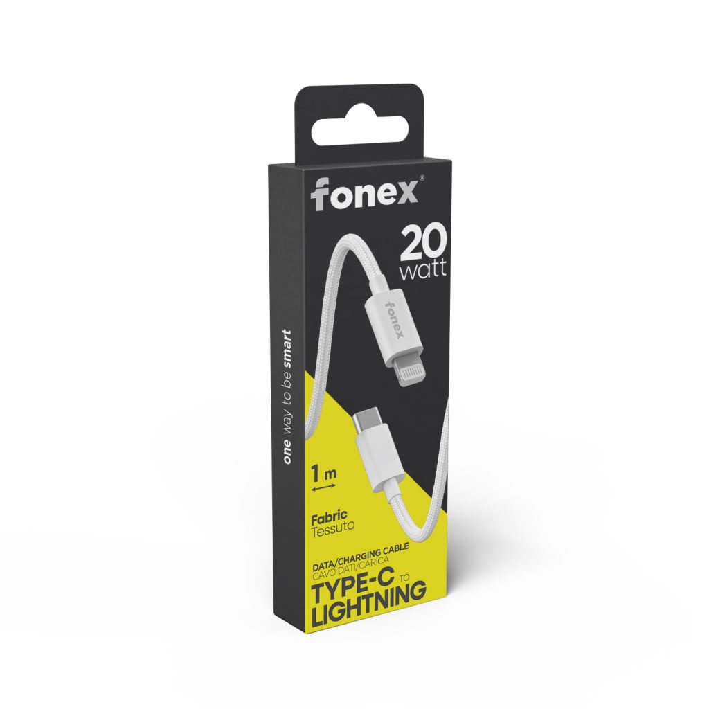 Cavo Usb-A to Usb-C  200cm 60watt in tessuto - Fonex