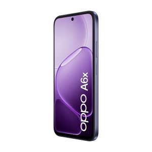 OPPO A6x AI,  4+128 GB, batteria 6000 mAh, NFC - black purple