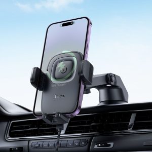 HOCO Supporto Auto Wireless Fast Charge a ventosa