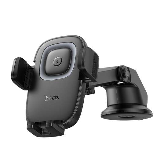 HOCO Supporto Auto Wireless Fast Charge a ventosa - immagine 2