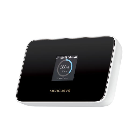 Modem Router con display, WiFi 6 mobile , 287 Mbps, con scheda 4G LTE - MERCUSYS MT115 (Copia)
