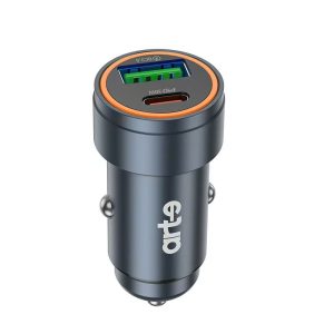 Caricatore auto car-charge 18W, PD30W+QC3.0 con doppia porta uscita usb-A usb-C | ARTè SPEED