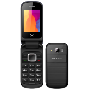 Cellulare flip a conchiglia MAJESTIC Lucky95 - nero